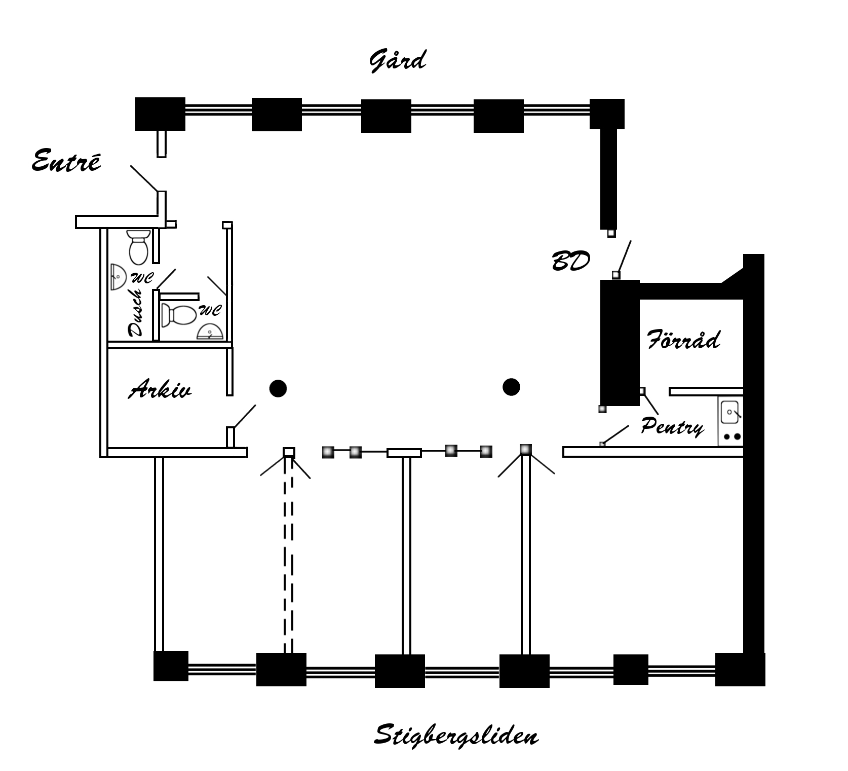 Kontor-135kvm-lokal 683, plan 6, Stigbergsliden 5 (6) Planlösning